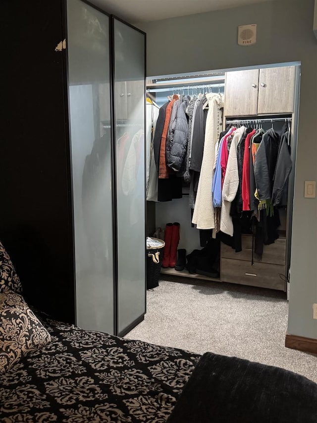 2470 W Good Hope Rd Unit 168, Glendale, WI 53209 - bedroom featuring carpet flooring and a closet