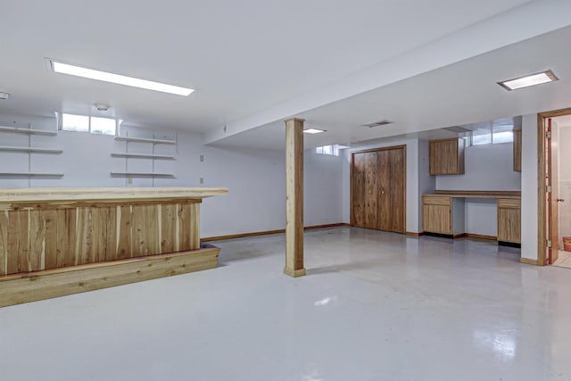 1016 E Marnie Ln, Appleton, WI 54911 - basement featuring baseboards