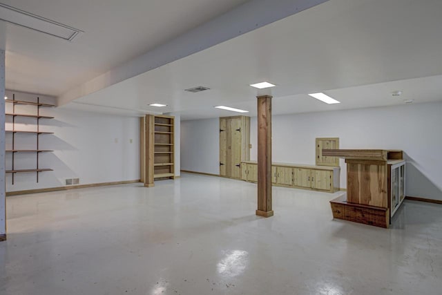 1016 E Marnie Ln, Appleton, WI 54911 - basement with baseboards