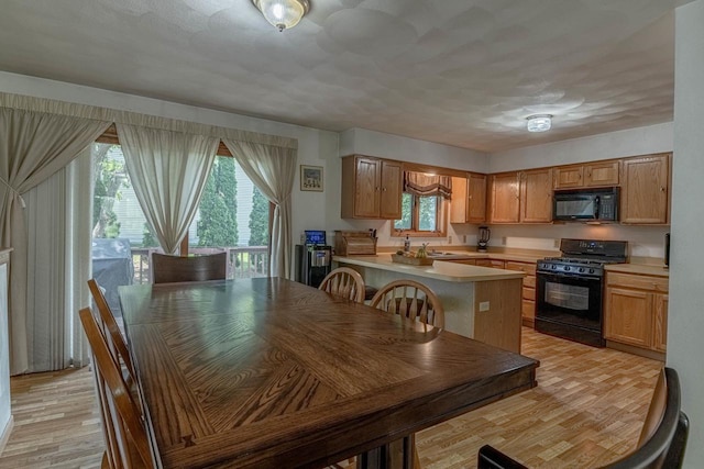 119 N 12th Ave, Monroe, WI 53566 - dining space with healthy amount of natural light and light wood-type flooring