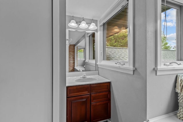 4080 Windermere Ln, Oshkosh, WI 54902 - bathroom featuring vanity