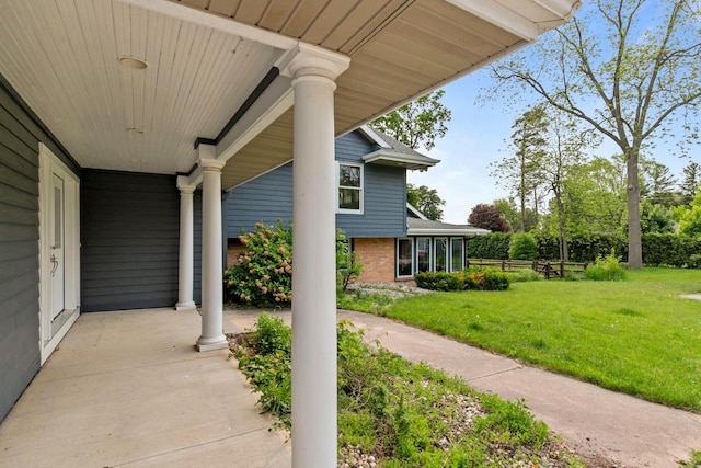 4080 Windermere Ln, Oshkosh, WI 54902 - view of patio / terrace