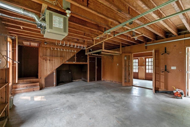 4080 Windermere Ln, Oshkosh, WI 54902 - miscellaneous room with concrete floors and a heating unit