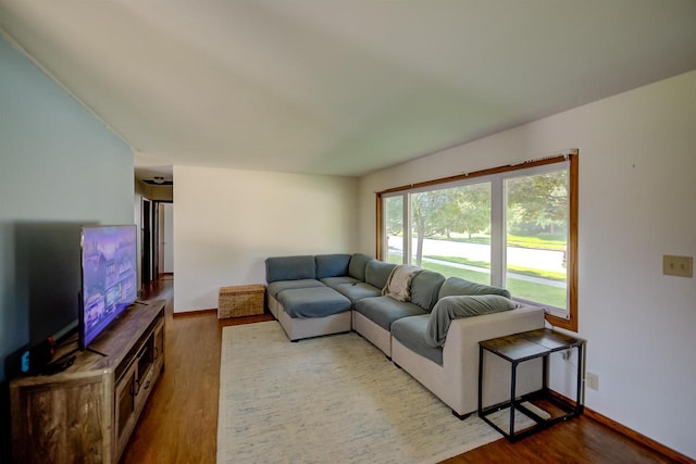 1516 Pierce Ave, Oshkosh, WI 54902 - living area featuring wood finished floors and baseboards