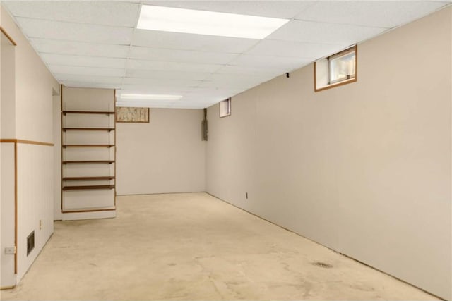 1711 Olive St, Stillwater, MN 55082 - basement featuring a paneled ceiling