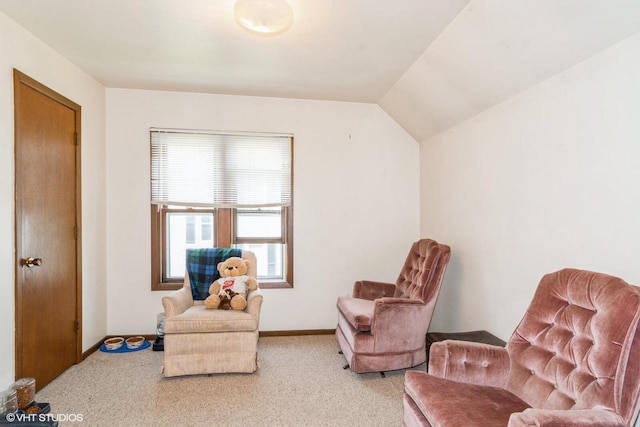 314 E Maple Ave, Beaver Dam, WI 53916 - sitting room featuring carpet flooring and baseboards