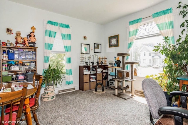 314 E Maple Ave, Beaver Dam, WI 53916 - office area with carpet flooring
