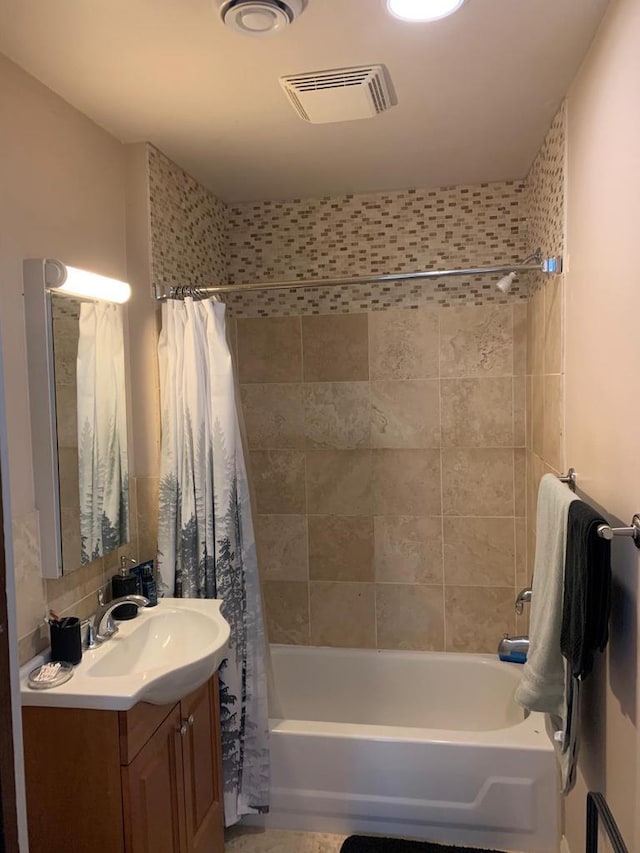2723 N Downer Ave Unit 2725, 2725A, Milwaukee, WI 53211 - bathroom with shower / bath combination with curtain and vanity