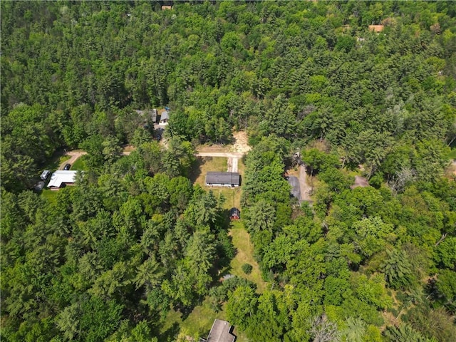 N211 County Road J, Hatfield, WI 54754 - drone / aerial view of a heavily wooded area