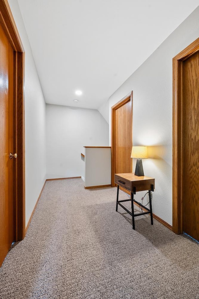 2592 Radinz Rd, Green Bay, WI 54311 - hall with carpet floors and baseboards