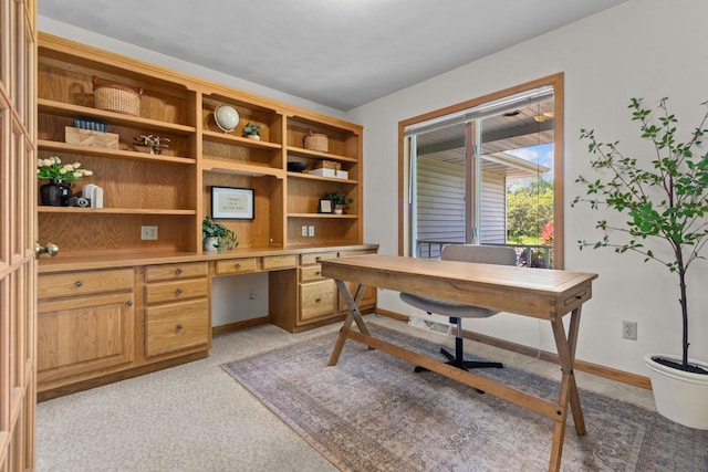 146 Old Orchard Ln, Neenah, WI 54956 - office with light colored carpet and baseboards