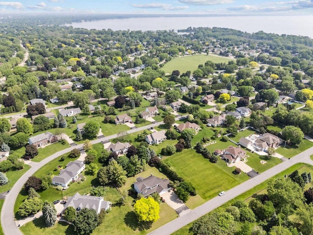 146 Old Orchard Ln, Neenah, WI 54956 - aerial perspective of suburban area with a large body of water