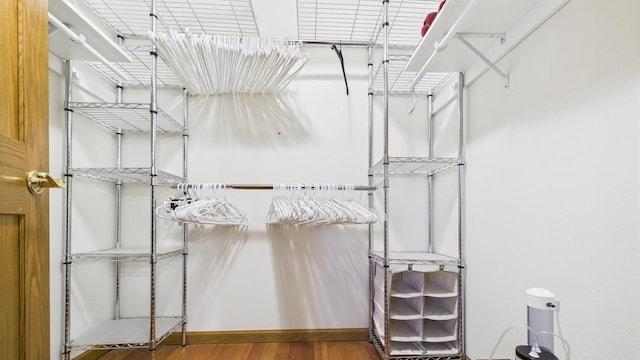 N6464 Canterbury Dr, Fond Du Lac, WI 54937 - spacious closet featuring wood finished floors