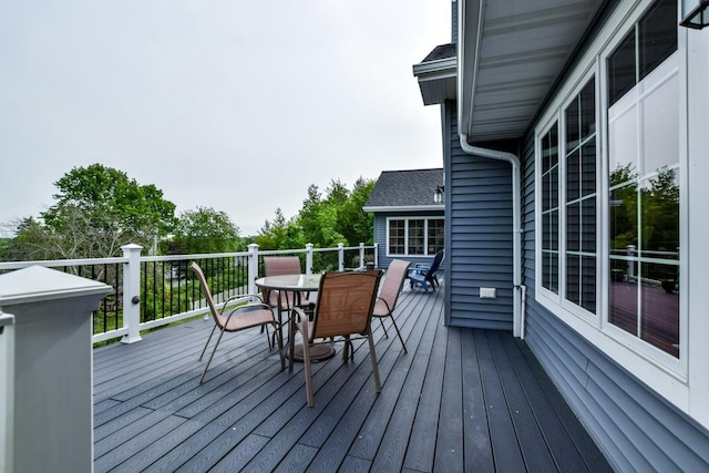392 Campbell Hill Ct, Deforest, WI 53532 - wooden deck with outdoor dining space