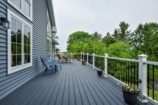 392 Campbell Hill Ct, Deforest, WI 53532 - deck featuring outdoor dining area