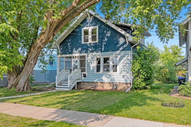 1212 N Leminwah St, Appleton, WI 54911 - view of front of home with a front yard