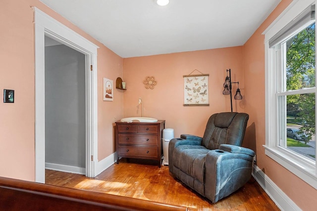 1212 N Leminwah St, Appleton, WI 54911 - sitting room with wood finished floors and baseboards