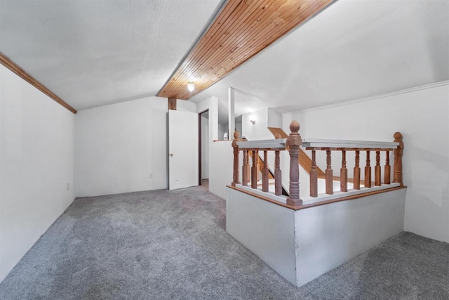 N7618 County Road C, Eldorado, WI 54932 - bonus room featuring carpet and vaulted ceiling