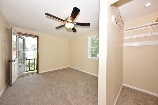 3825 S 5th St Unit 3823, Milwaukee, WI 53207 - carpeted empty room featuring healthy amount of natural light, baseboards, and recessed lighting