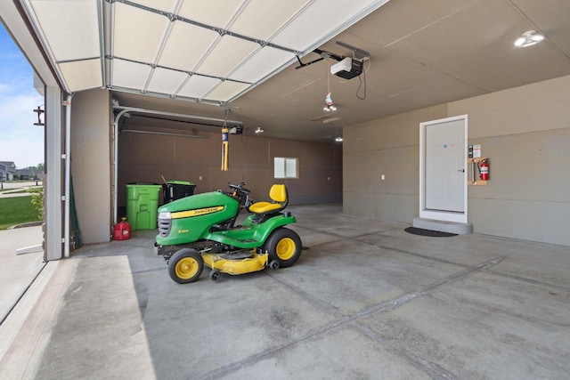 W6008 Zach St, Menasha, WI 54952 - garage featuring a garage door opener