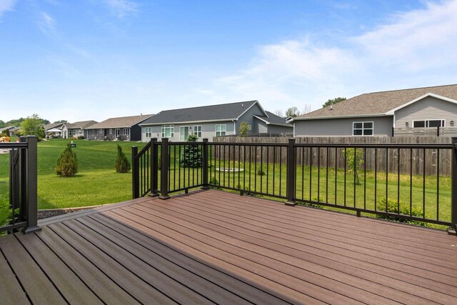W6008 Zach St, Menasha, WI 54952 - deck featuring a residential view
