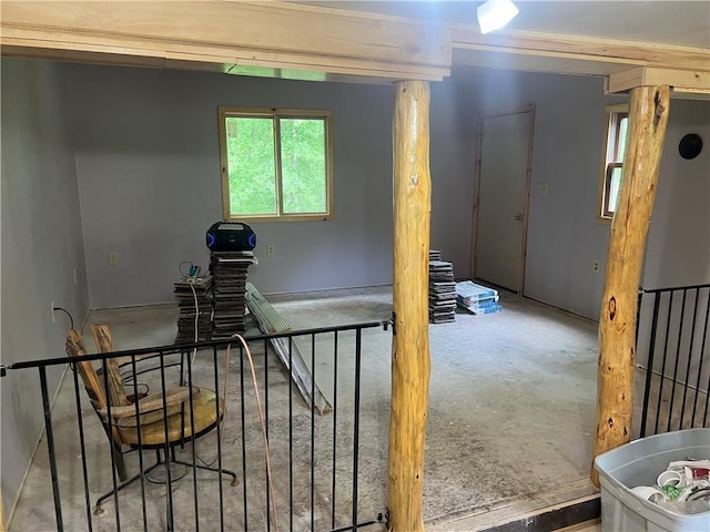 7968 County Road F, Danbury, WI 54830 - interior space featuring concrete floors