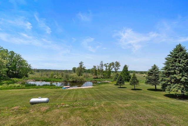 2373 State Road 33, Saukville, WI 53080 - view of grassy yard featuring a water view and golf course view