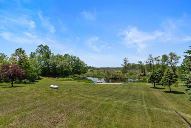 2373 State Road 33, Saukville, WI 53080 - view of grassy yard featuring a water view