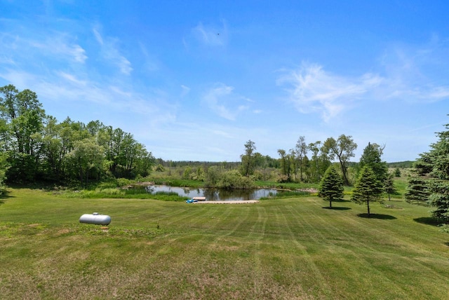 2373 State Road 33, Saukville, WI 53080 - view of grassy yard with a water view
