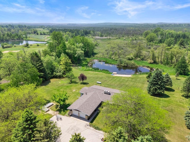 2373 State Road 33, Saukville, WI 53080 - view of subject property featuring a large body of water and a forest