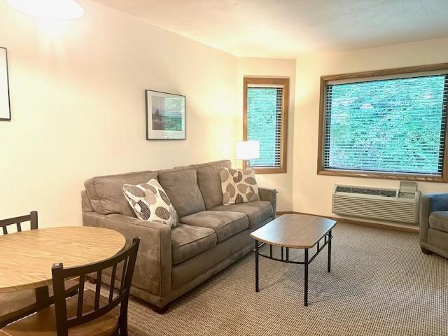 7741 State Highway 42 Unit 105, Egg Harbor, WI 54209 - living room featuring a wall mounted AC