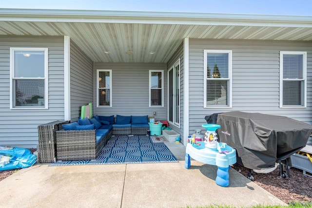 2527 W Crais Ct, De Pere, WI 54115 - view of patio / terrace with an outdoor hangout area and area for grilling
