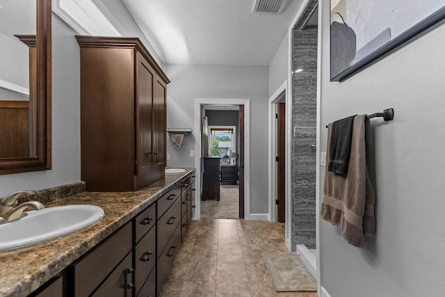 W5706 Mase Ct, Appleton, WI 54915 - full bath with double vanity and tile patterned floors