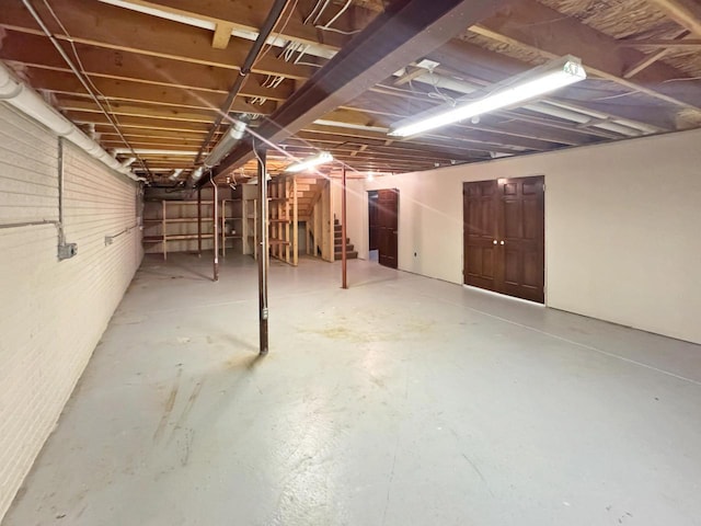 N49W31242 Old Steeple Rd, Hartland, WI 53029 - unfinished below grade area with stairway