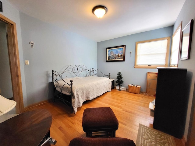 3843 S 95th St, Milwaukee, WI 53228 - bedroom featuring wood finished floors and baseboards