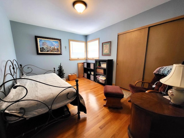 3843 S 95th St, Milwaukee, WI 53228 - bedroom featuring wood finished floors and a closet