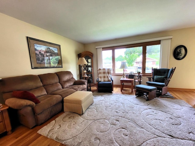 3843 S 95th St, Milwaukee, WI 53228 - living room with wood finished floors and baseboards