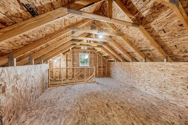 5420 W Peninsula Dr, Waterford, WI 53185 - view of unfinished attic