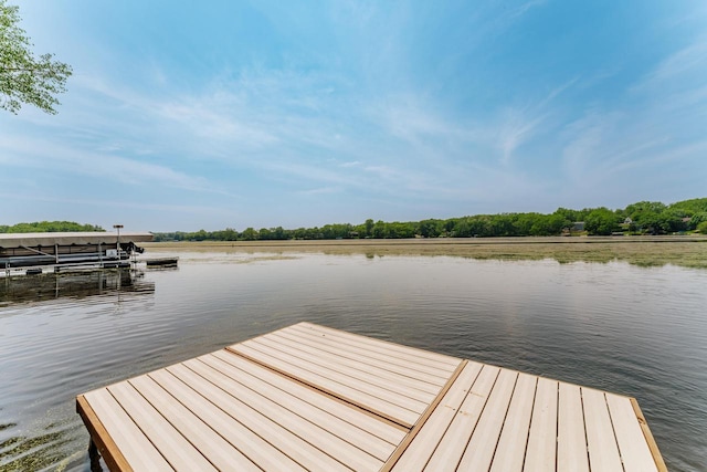 5420 W Peninsula Dr, Waterford, WI 53185 - dock with a water view
