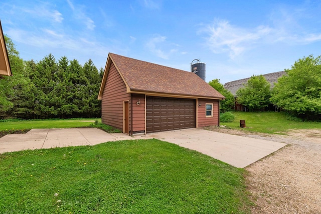 4438 County Road H Prt, Washington, WI 53074 - view of detached garage