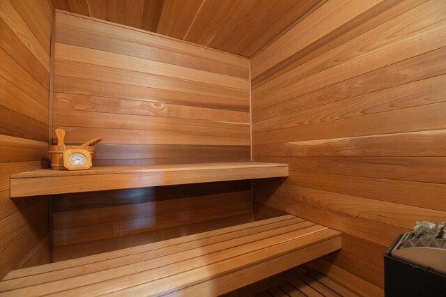 1252 Mary Hill Cir, Hartland, WI 53029 - sauna with wooden ceiling