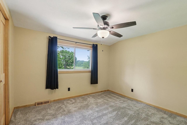 8845 388th Ave, Burlington, WI 53105 - carpeted empty room with a ceiling fan and baseboards
