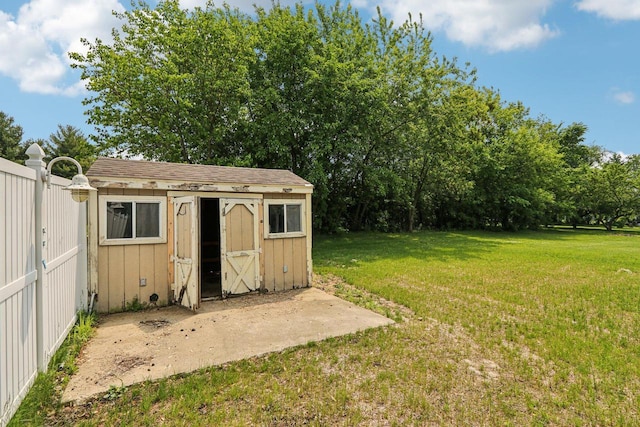 8845 388th Ave, Burlington, WI 53105 - view of green lawn with a storage unit