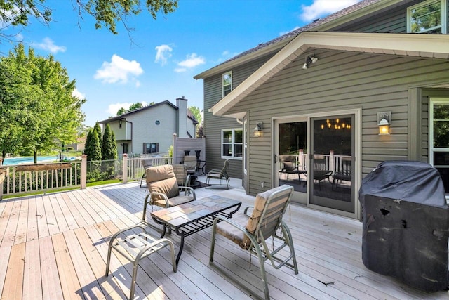 6705 Brian Dr, Waterford, WI 53185 - view of deck