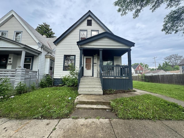 2768 N 34th St, Milwaukee, WI 53210 - shotgun-style home with covered porch