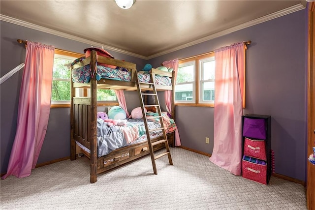 5603 170th St, Chippewa Falls, WI 54729 - carpeted bedroom with ornamental molding and baseboards