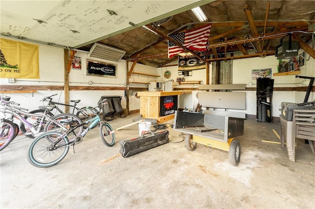 5603 170th St, Chippewa Falls, WI 54729 - garage with a workshop area
