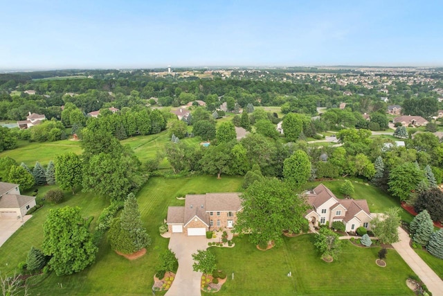3944 Caribou Rd, Verona, WI 53593 - bird's eye view of a tree filled landscape