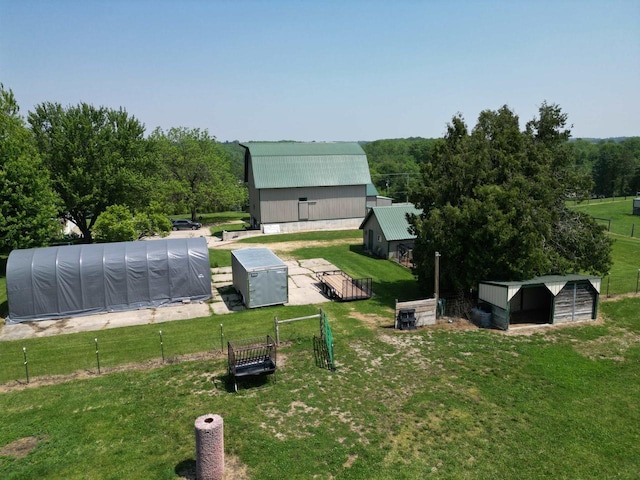 3213 W County M Rd, Edgerton, WI 53534 - view of yard with a pole building and an outdoor structure