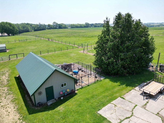 3213 W County M Rd, Edgerton, WI 53534 - overview of rural landscape with agricultural land